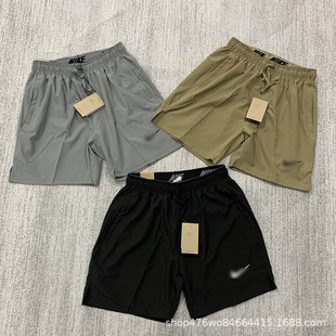 Summer thin ice silk quick-drying shorts men's loose casual woven running shorts manufacturers a wholesale