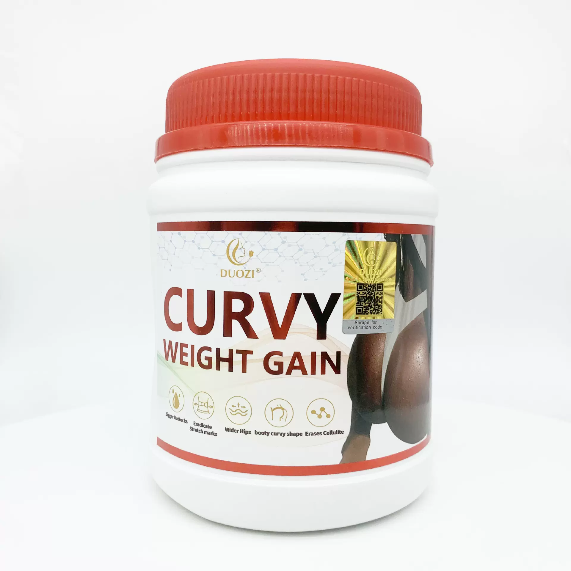 Titok跨境亚马逊现货热卖提臀粉518g CURVY WEIGHT GAIN罐装提臀