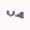 Copper zirconium, ear clips, accessory, pendant, necklace, earrings, micro incrustation