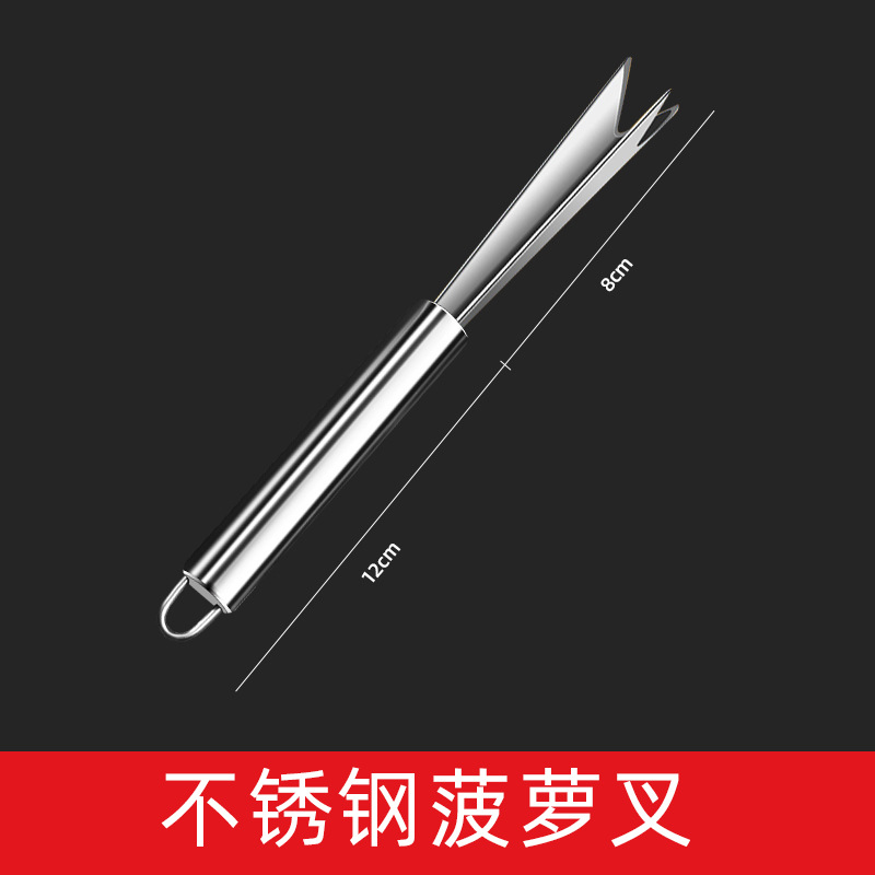 Ojos cortar un cuchillo de piña cuchillo de caña de azúcar de piña al por mayor pelador de acero inoxidable