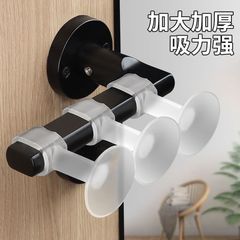 ドア吸引衝突防止穴開け防止ドアストッパーの新型シリコン吸引ドアがトイレのドアに当たった後のドアノブ衝突防止マット