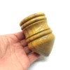 Spinning top from natural wood for gym, wooden toy, wholesale