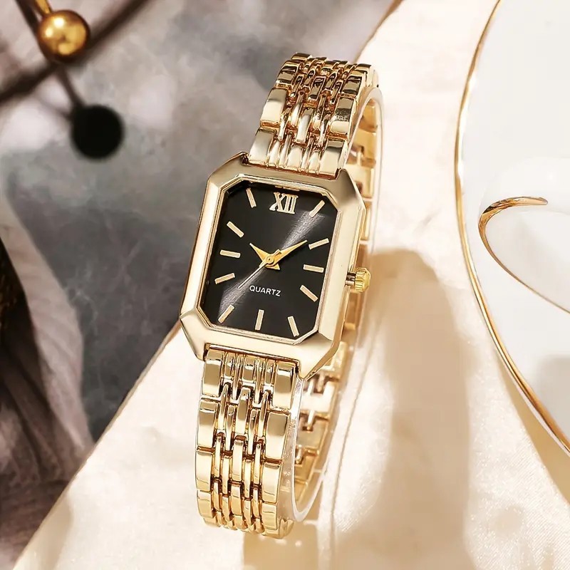 Casual Solid Color One Piece Buckle Quartz Watch Women's Watches display picture 9