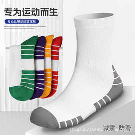 篮球袜休闲袜实战训练精英中筒吸汗透气毛巾底防滑低帮球袜批发