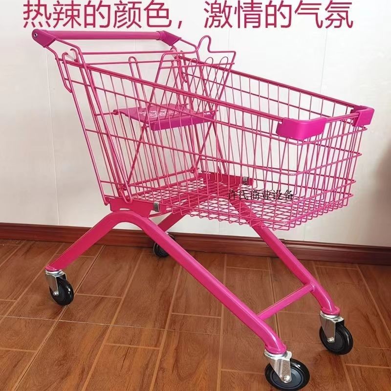 PU 로드 휠이 있는 로즈 레드 70L 높이