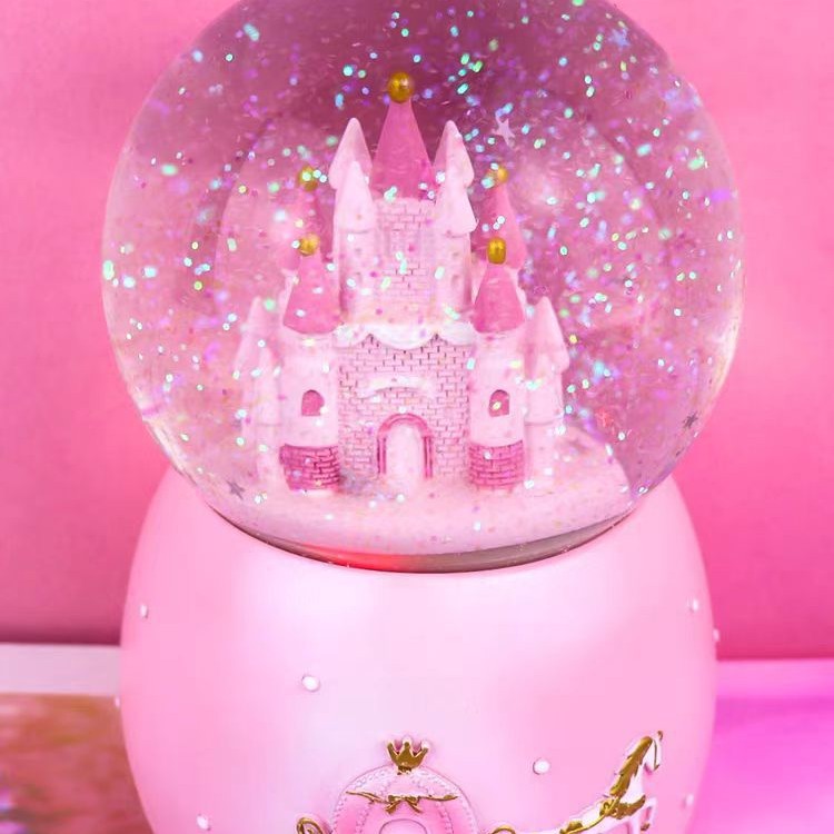 Venta directa de fábrica bola de cristal música caja de música para enviar compañeros de clase niña niña niña regalo de cumpleaños niña princesa día del niño
