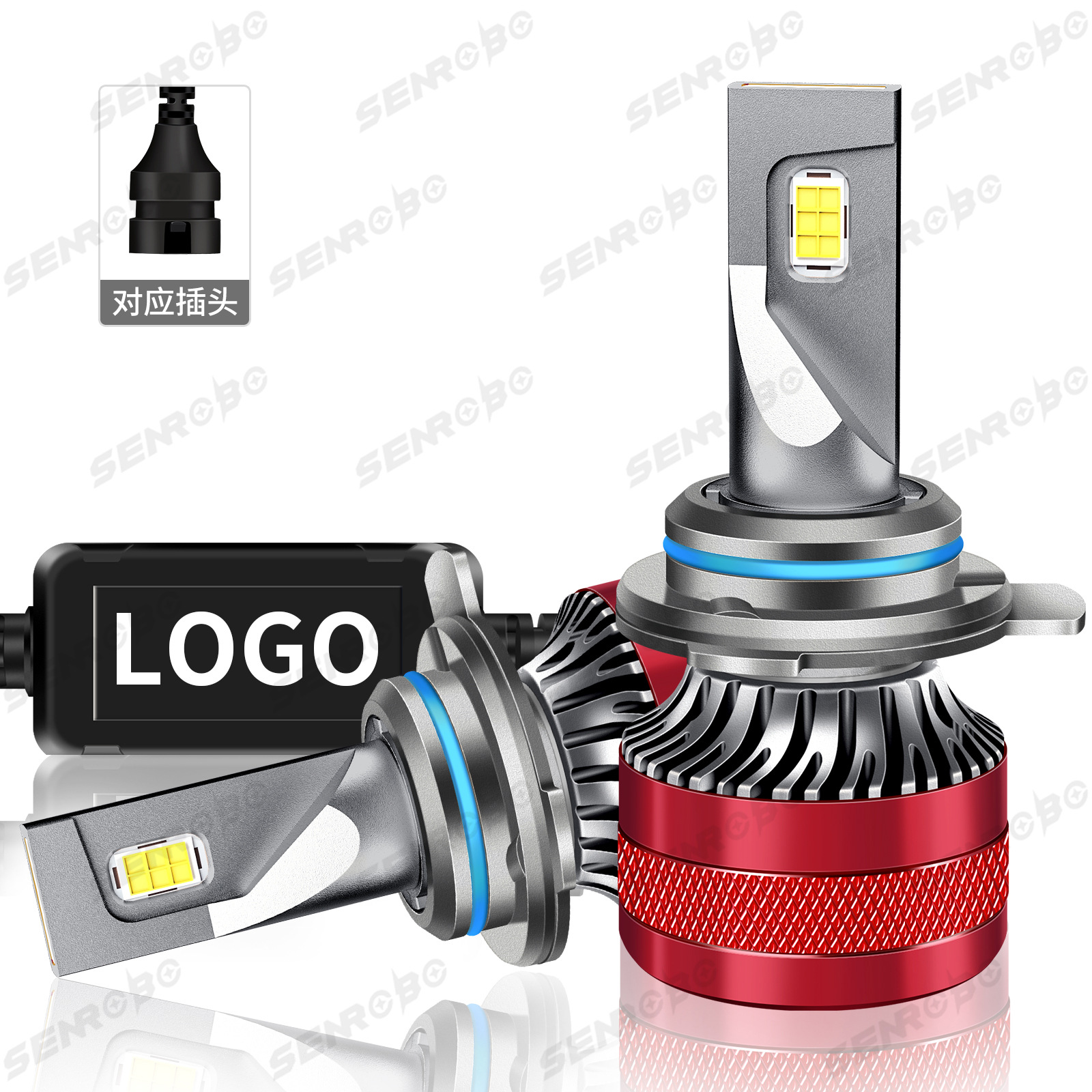 Exclusión transfronteriza para Amazon AliExpress R9 blade coche led faro H1H7H4H11 luz frontal de concentración de alto brillo image 12
