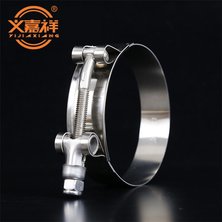 厂家直供不锈钢T型喉箍螺栓软管夹汽车涡轮进气中冷气夹
