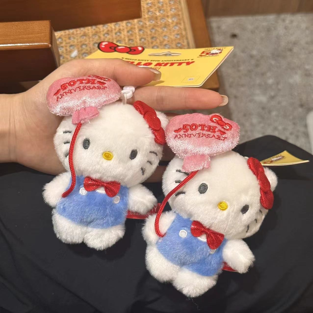 cute cartoon 50 th anniversary  plush doll  doll pendant doll backpack bag keychain ornaments