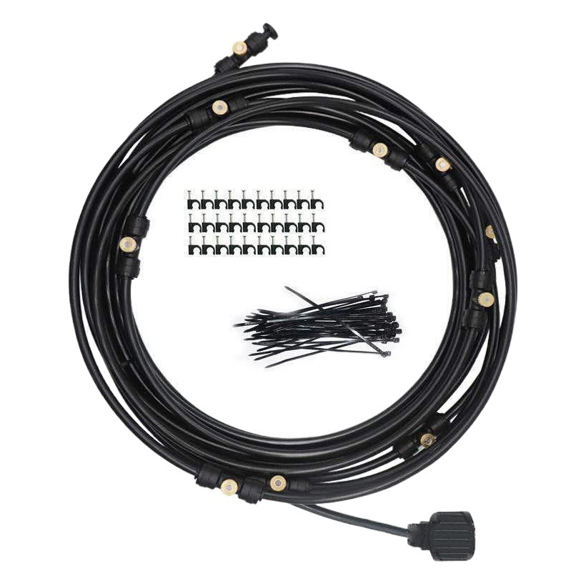 HD08 Amazon Venta caliente al aire libre Sistema de pulverización de baja presión Traje de pulverización de jardín Traje de refrigeración de atomización de baja presión