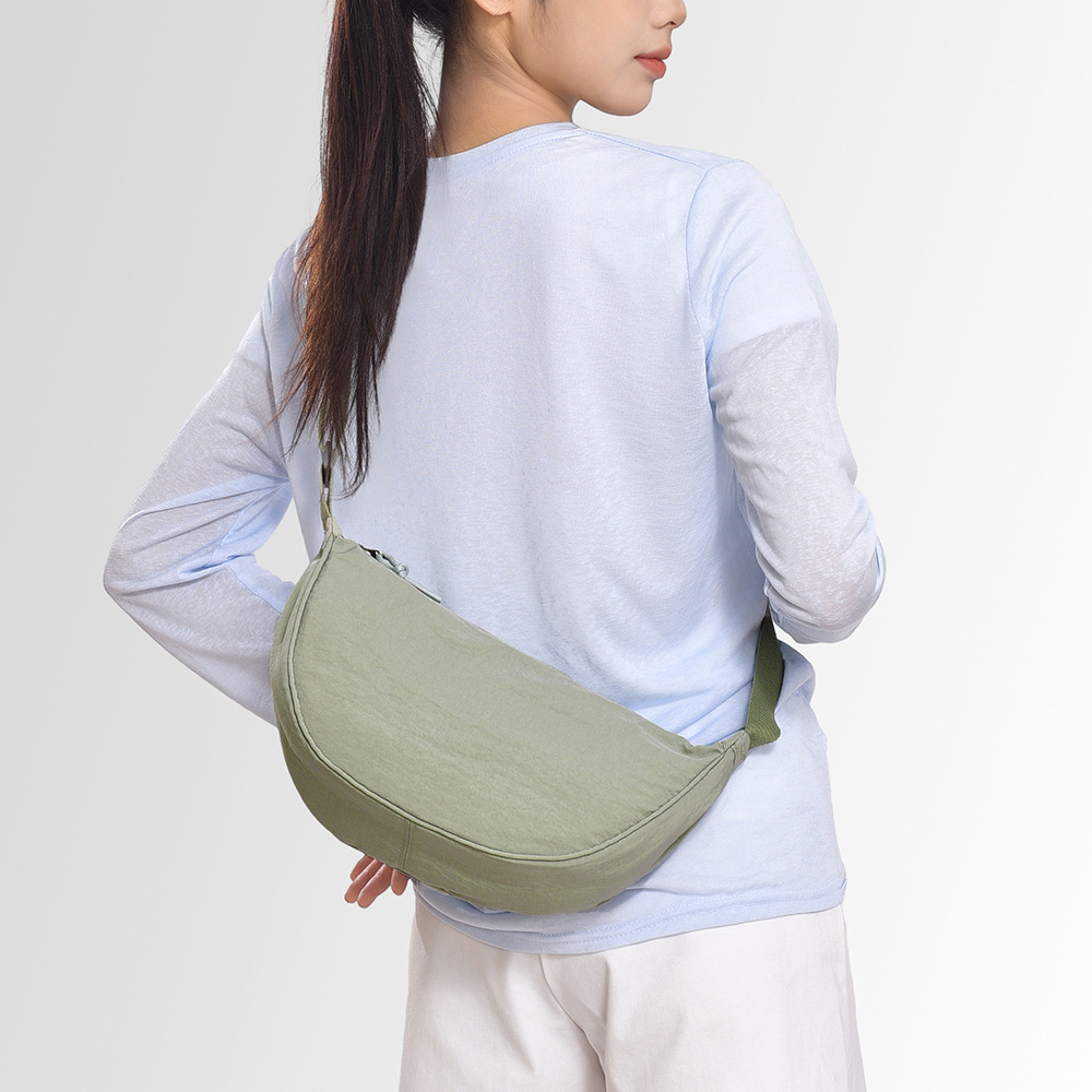 Stylish Canvas Crossbody Bag For Women Versatile Shoulder Dumpling_voghion.com
