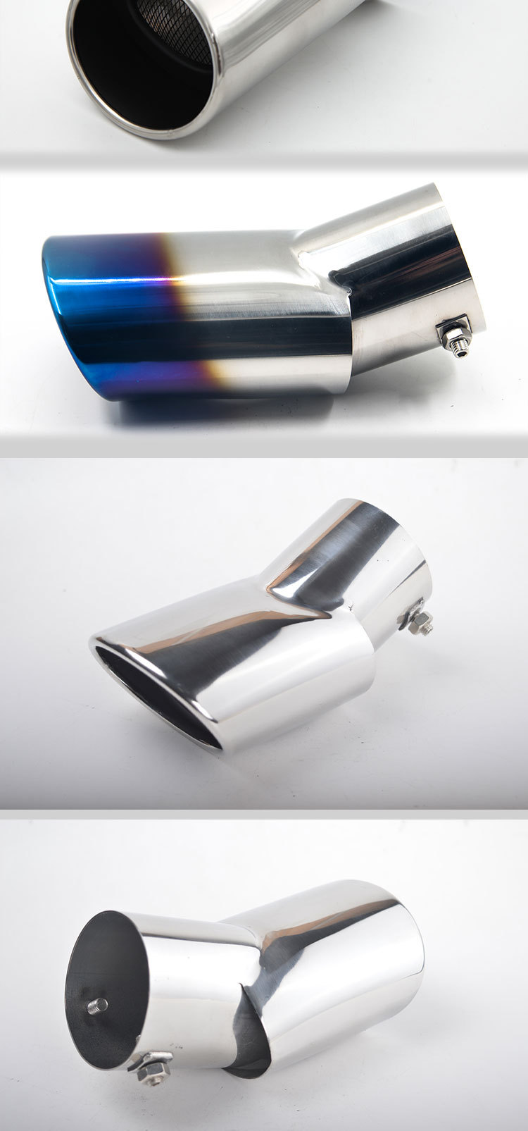Factory sales highlight is suitable for modern IX35 smart running Range Rover sports tail throat off-road vehicle modified stainless steel exhaust pipe