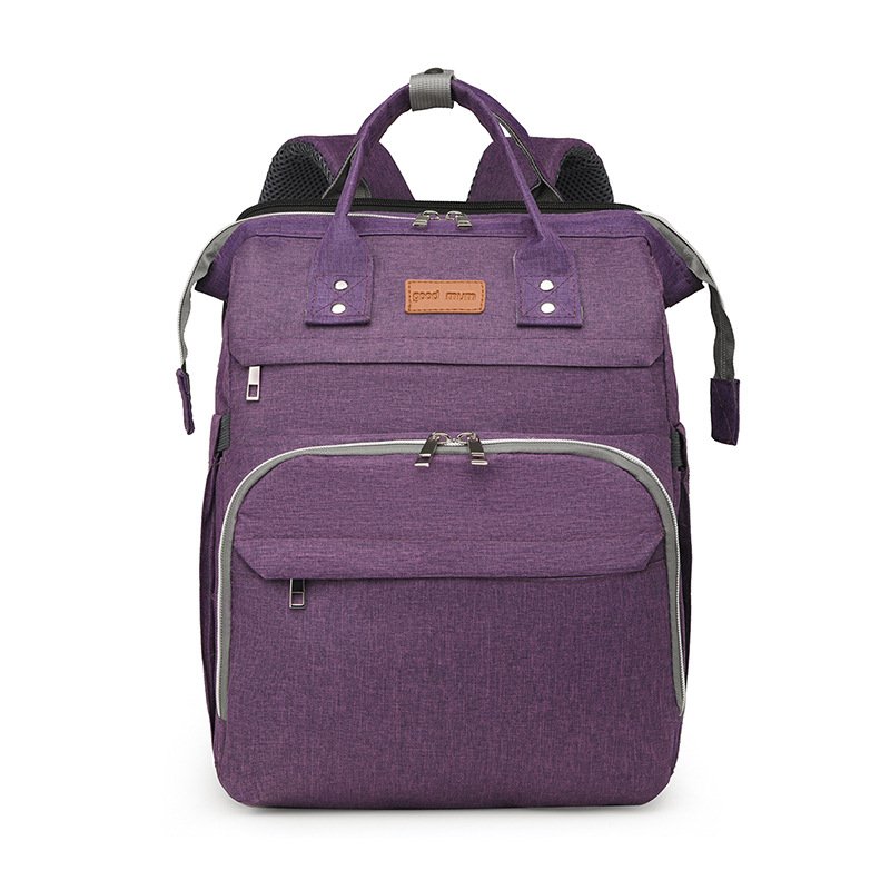 Nueva mochila de hombro de gran capacidad Baoma fuera de la bolsa de madre y bebé mochila de parto impermeable cama plegable bolsa de mamá