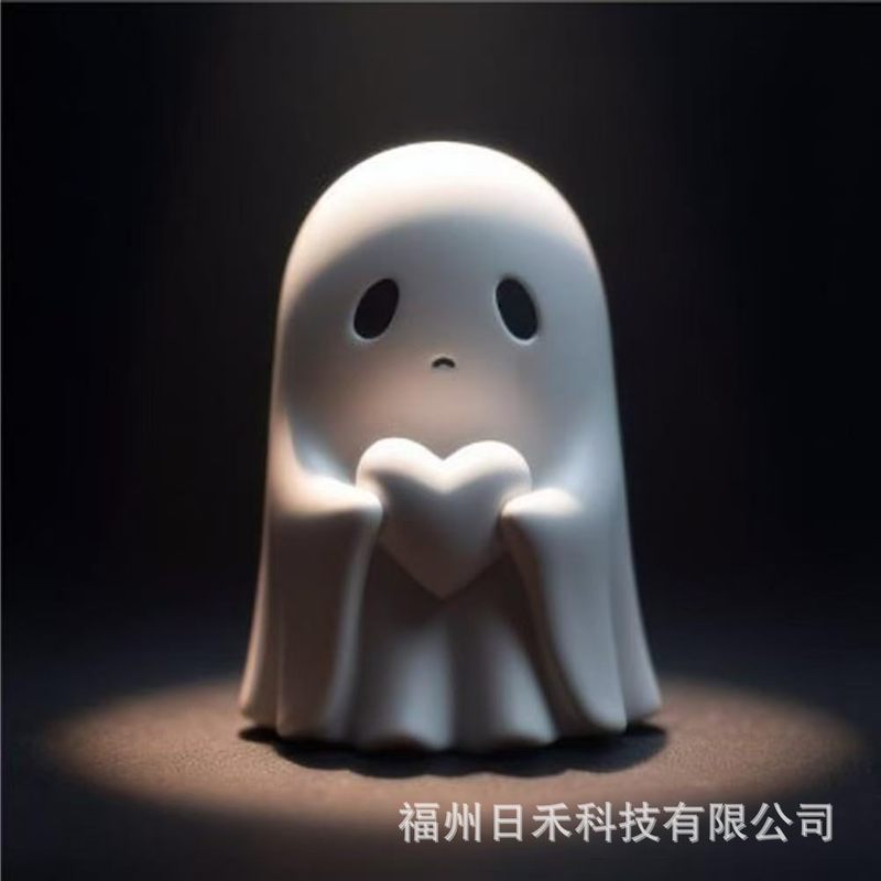 跨境幽灵笔架办公家居桌面可爱小摆件3d摆件万圣节送礼创意礼物|undefined