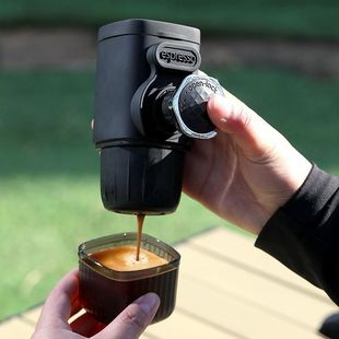 Italian Household Small Portable Coffee Machine Hand Pressure Manual Italian Espresso Outdoor Camping Coffee Machine