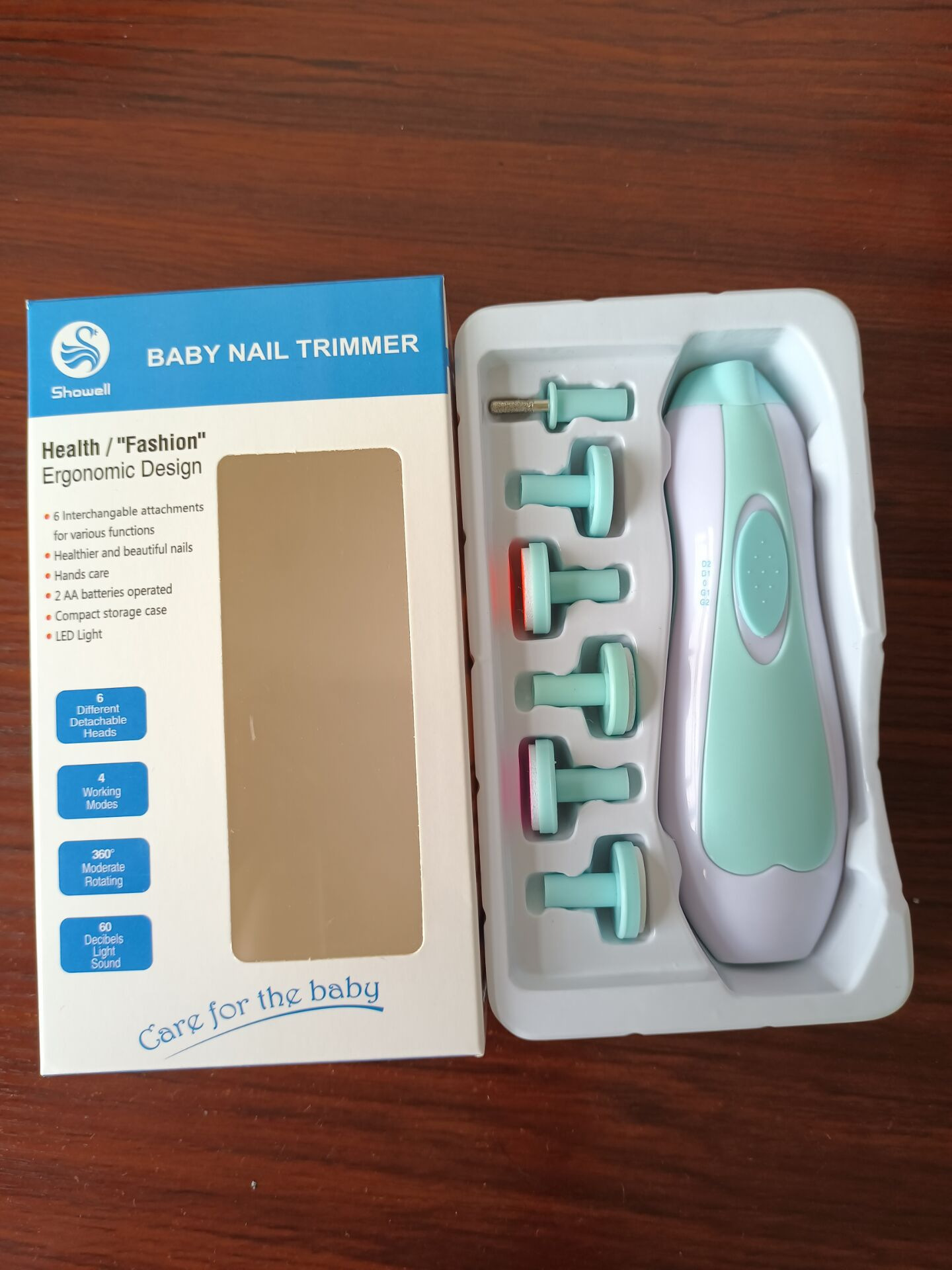 Cortauñas eléctrico LED totalmente automático, silencioso y no invasivo, cortador y pulidor de uñas eléctrico portátil para bebés y niños pequeños.