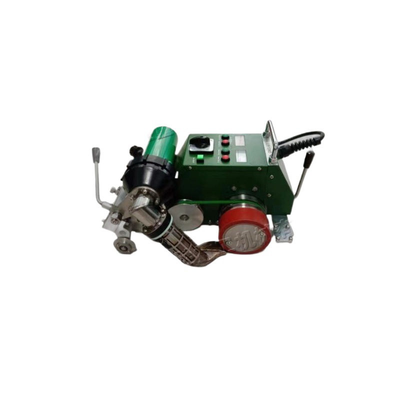 Máquina de patchwork sin pegamento de tela de inyección de tinta autosuficiente, pistola de aire de PVC, empalme por infrarrojos, pequeña máquina de soldadura de aire caliente