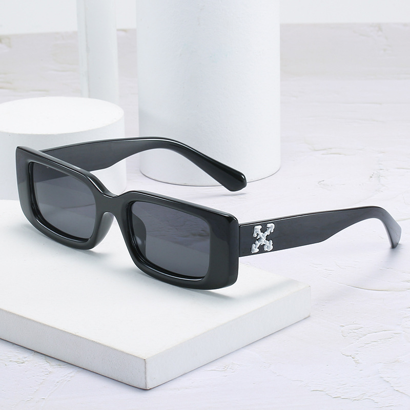 Nuevo diseñador de comercio exterior transfronterizo gafas de sol retro Y2K caja pequeña fabricante de gafas de sol de color caramelo para hombres y mujeres