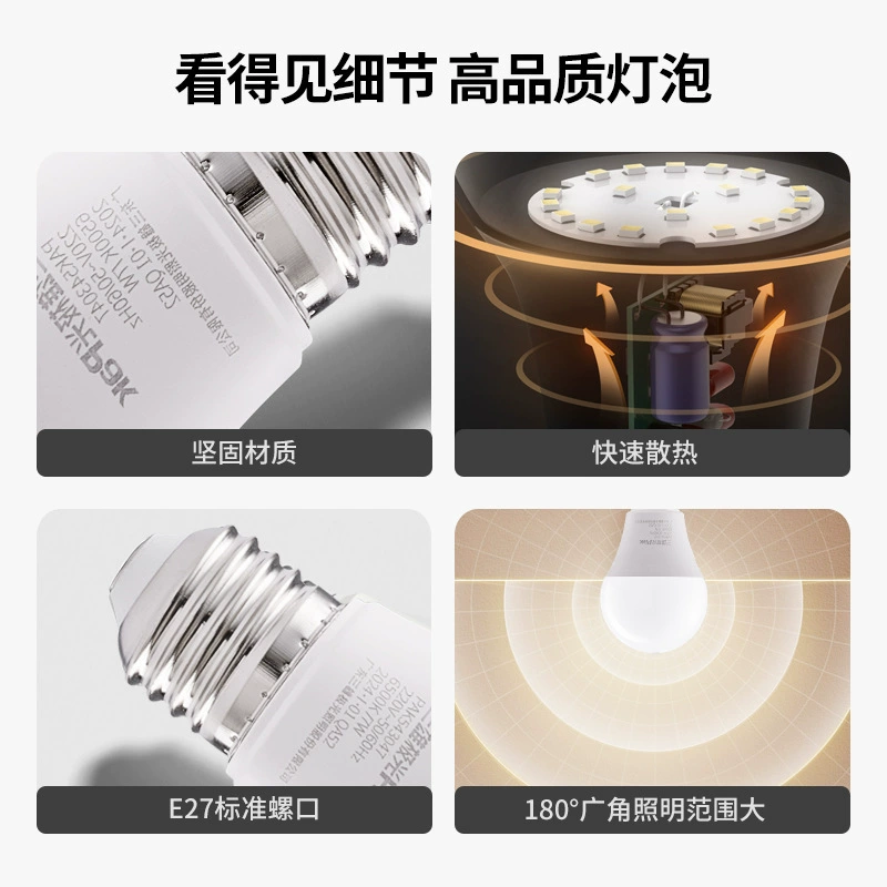 Сверхяркая энергоэкономичная LED-лампа для спальни, свеча, настольная лампа