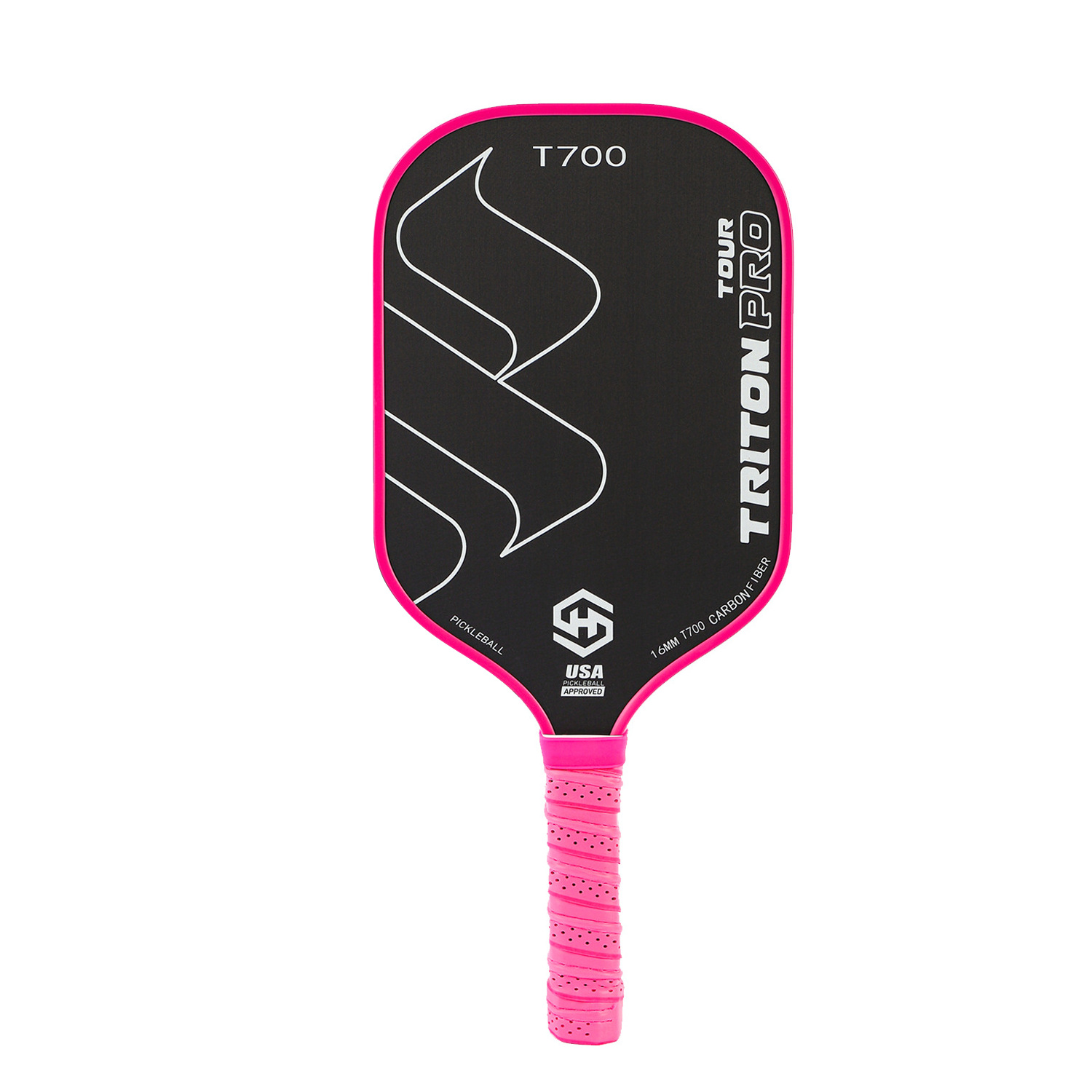 Cross-Border Source T700 Carbon Fiber Pickleball Racket Cold-Pressed Fabric Texture Matte Pickleball Sports Racket