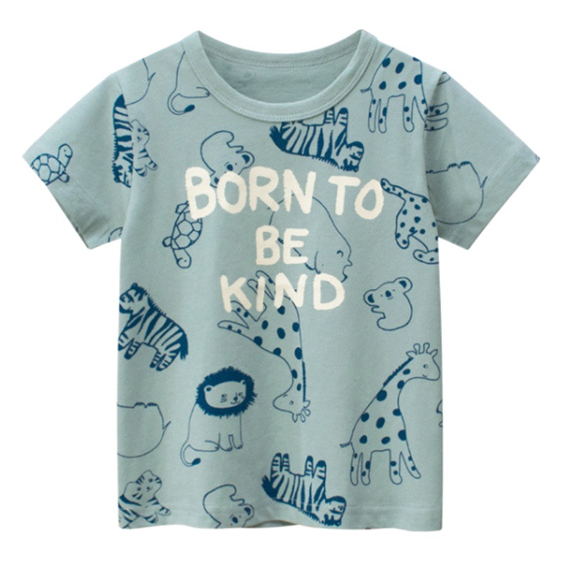 2023 ropa de verano estilo coreano para niños Nuevo 27 niños Camiseta de manga corta para Bebés Ropa para niños al por mayor entrega de una pieza