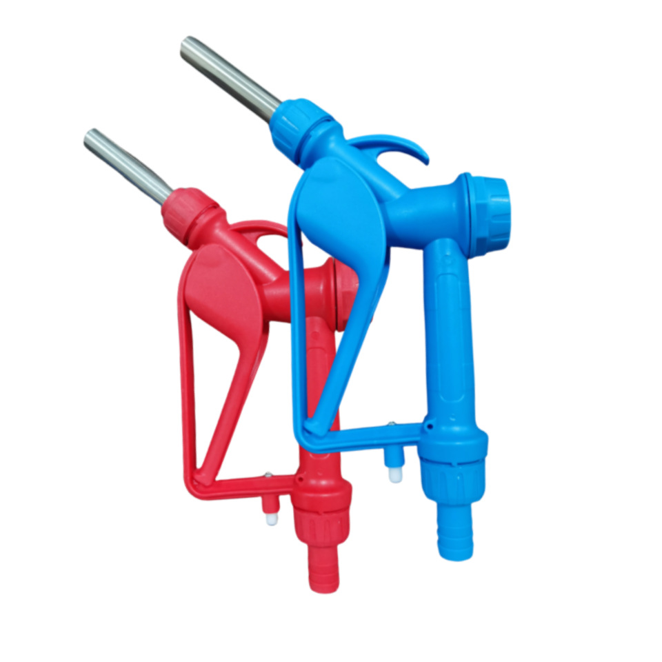 手动加油机液体加注枪塑料计量大口径加油枪一寸25mm不锈钢加油枪