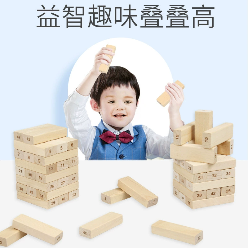Tower, constructor, Jenga, ecological toy, family style