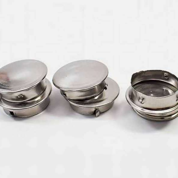 SS201 不锈钢自动封口盖 16MM快速封口盖 圆管堵头供应商