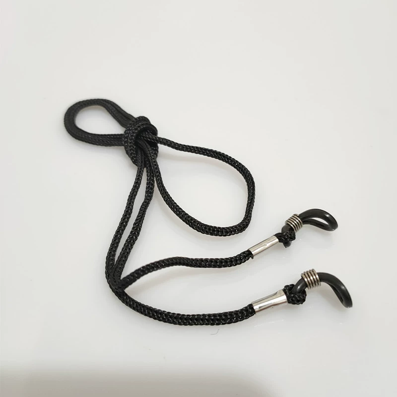 眼镜绳 Black spinning spinning glasses rope wholesale old flowers mirror sunglasses sliding hanging chain decorative chain mirror rope