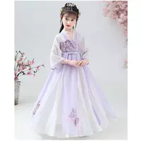 Hanfu Girhs улучшенный старинный костюм новый супер сказочный платье для детей в китайском стиле