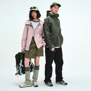 Niaojia Same Style Mountain Jacket Spring & Fall Men's and Women's Single-Thin Hooded Jacket Windproof and Waterproof Outdoor Mountaineering
