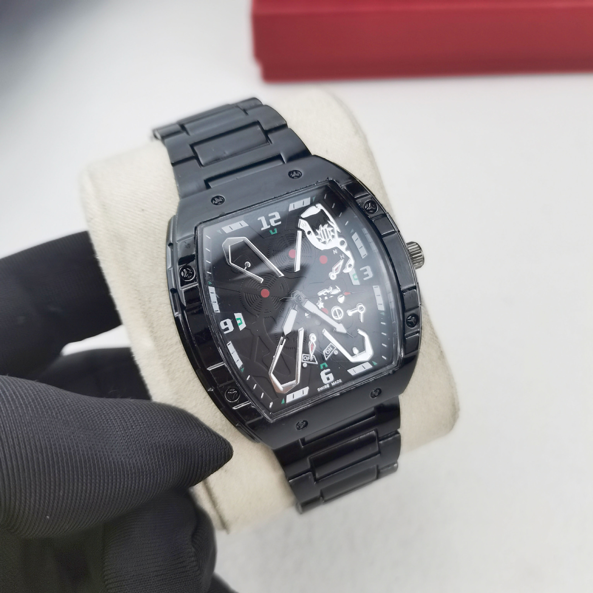 Other Richard Style Barrel-Shaped Multifunctional Quartz Watch
