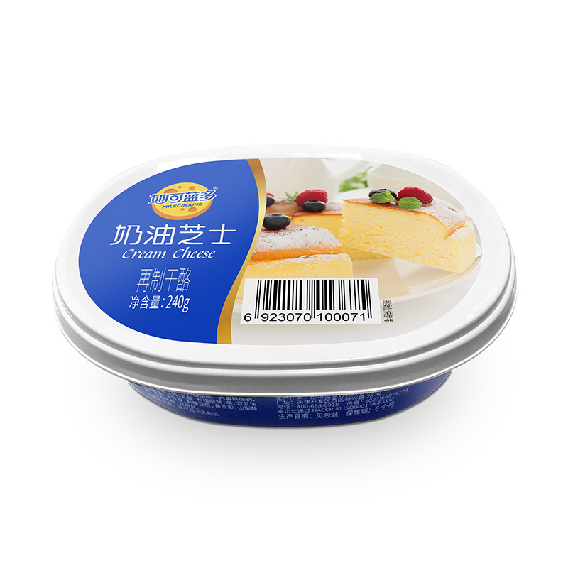 妙可蓝多 Cream cheese 240g cream cheese cheese baked half cooked cheese light cheese cake ingredients