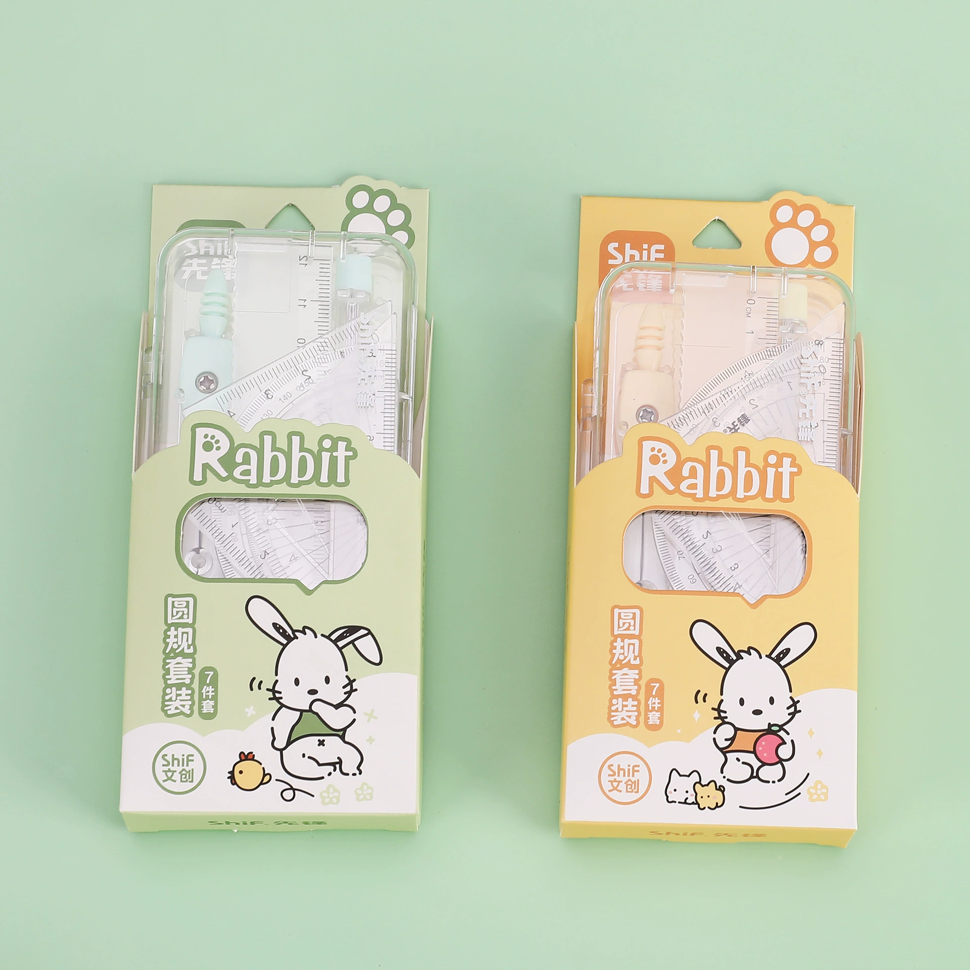 Metal set, stationery painting for teaching maths, simple and elegant design, training, wholesale
