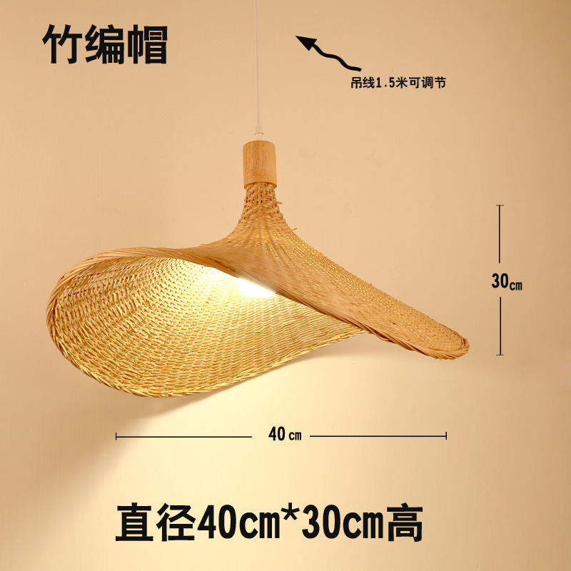 新しい中国風の竹ランタンシャンデリアB&Bリビングルーム寝室畳禅茶室鍋レストランホテルレストランランプ|undefined