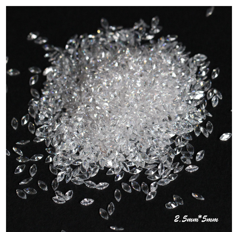 Explosions manicure high quality transparent horse eye butterfly wings frozen zircon DIY decorations jewelry wholesale