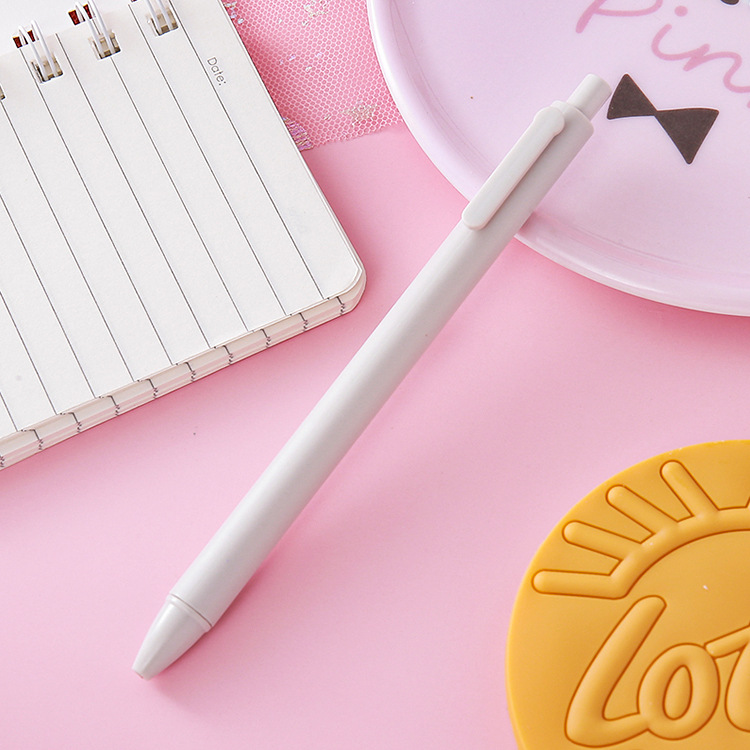 Macaron Morandi retro pluma de gel pluma estudiante combinación papelería suministros de oficina a base de agua firma pluma