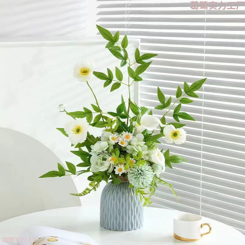 軽豪華ins風シミュレーション花芸術装飾品高級シミュレーション緑植若者デスクトップ生け花花芸装飾品|undefined