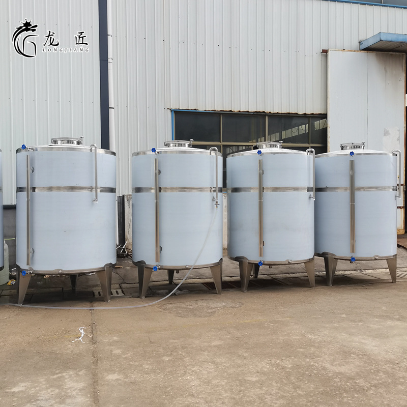 3吨不锈钢储油罐 3立方食用油储存容器 锥底沉淀油渣储罐