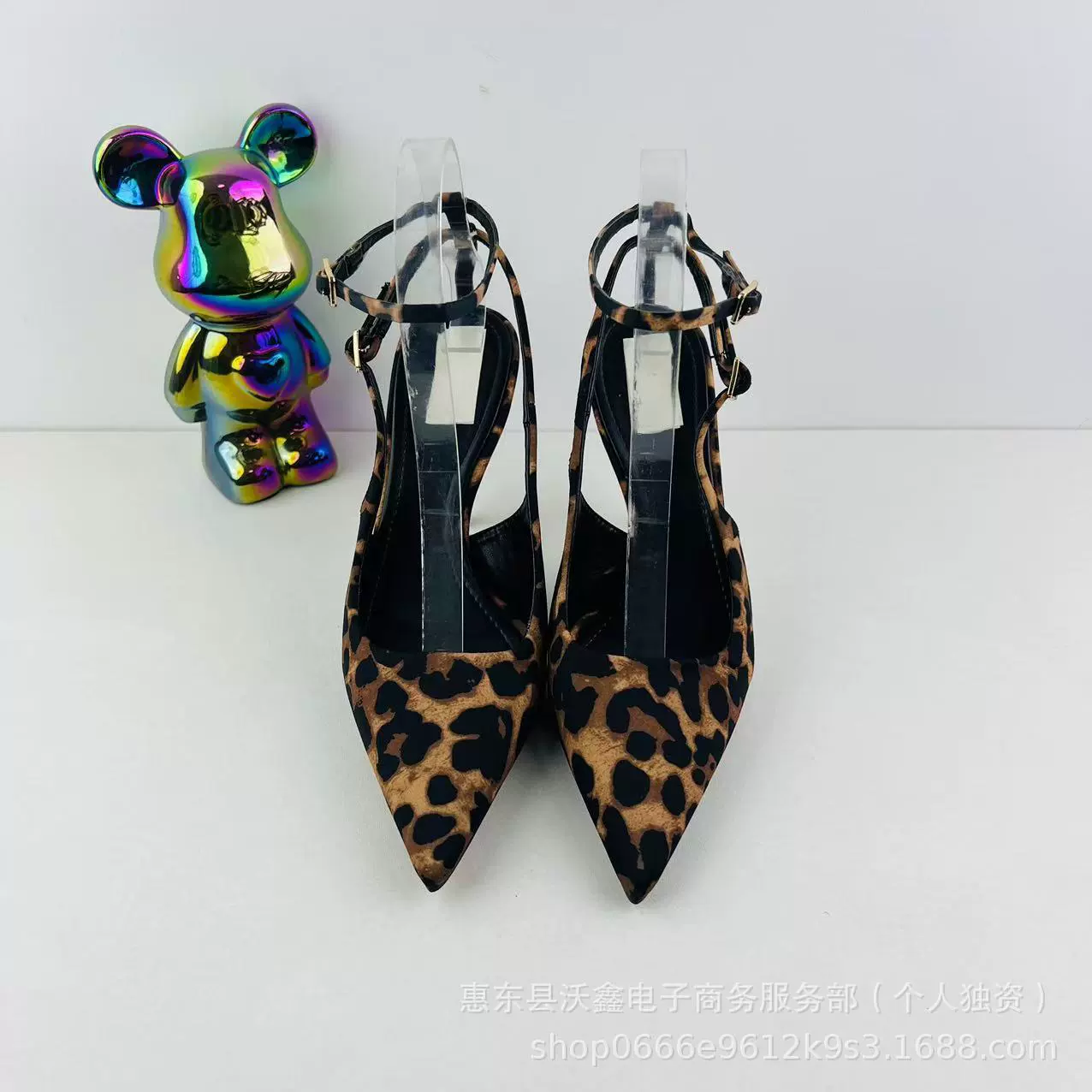 Woxin ZA новые весенние женские туфли с леопардовым принтом на высоких каблуках сексуальная обувь на высоких каблуках