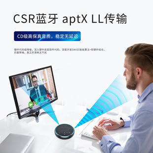 Новая телефонная конференция видео конференция полная -микрофон Tencent Remote Voice Bluetooth Audio