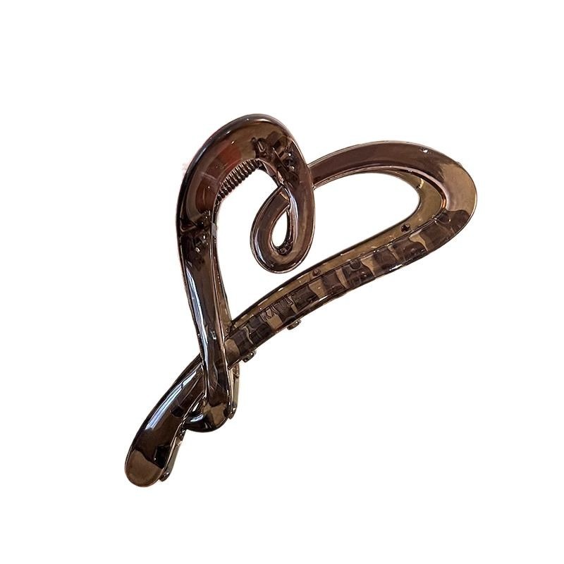 Elegante pinza de perlas de temperamento pinza de tiburón mediana pinza para el cabello mujer 2025 nuevo sombrero de clip de cabeza de sentido avanzado