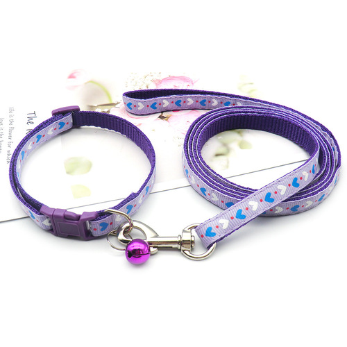 Dog walking dog leash anti-loss dog rope pet supplies cat collar outdoor walking