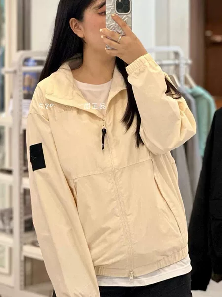 New Spring and Autum Outdoor Sports and Leisure Single Clothing Breathable and Wear-Resistant Jacket Couple Stand-Up Collar Jacket Suitable for North Faces