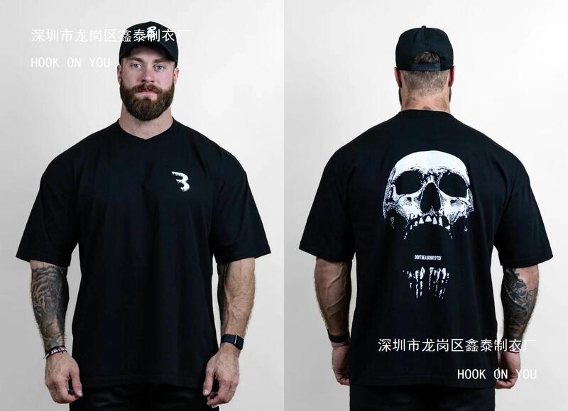 2025 Summer Cbum T-Shirt Gym Fitness Sports Shirt European and American Size Export Export Export