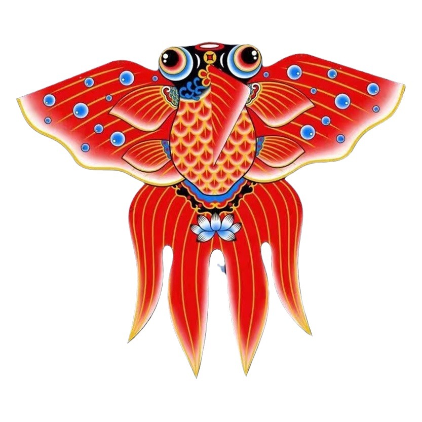 Bebé años de edad, regalo decoración kite props tradicional adulto niños chinos palillos de papel retro trago pez cometa