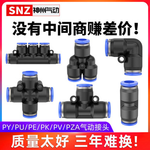 ��ӿ��ٽ��^PUֱͨPG PEG PW׃��PE PY��ͨ��ܿ��4 6 8 10-8mm