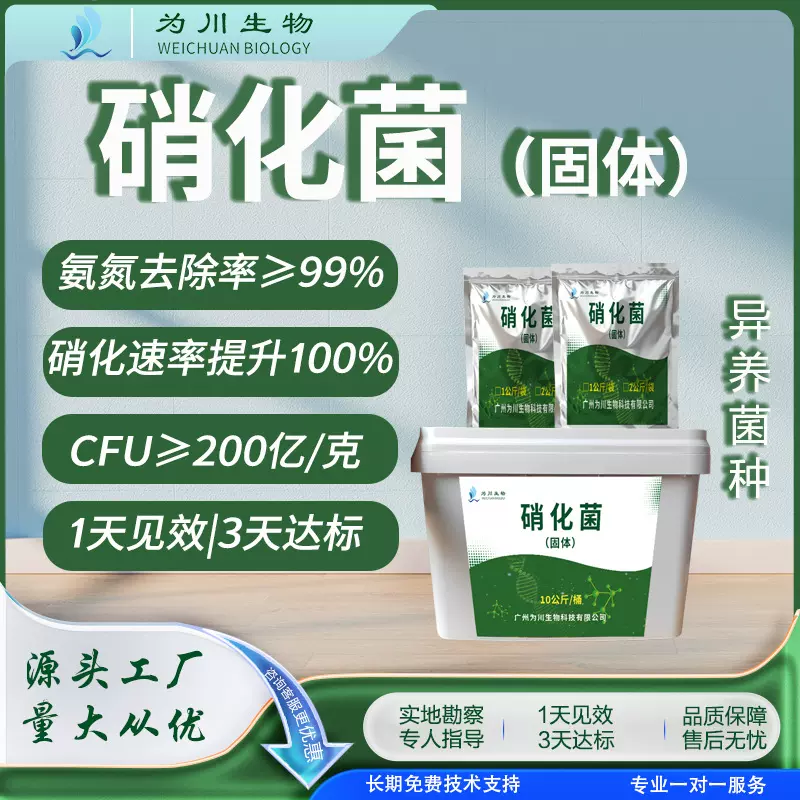污水处理菌种降氨氮好氧菌硝化菌好氧池曝气池异养硝化细菌耐高盐