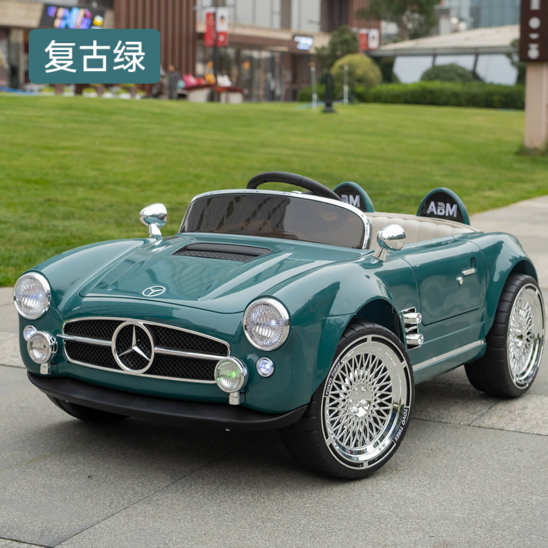 Exportar nuevo coche eléctrico para niños Control remoto para niños 0-7 años bebé 4 ruedas de carga de coche de juguete puede sentarse adulto