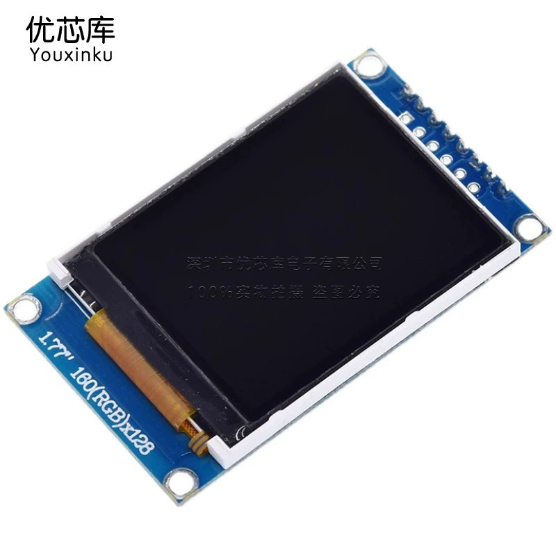 Дисплей TFT 1.77 дюймов 1.77 TFT SPI последовательный модуль цветного экрана